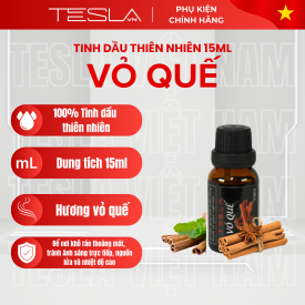 TINH DẦU THIÊN NHIÊN TESLA  VỎ QUẾ  15ML   