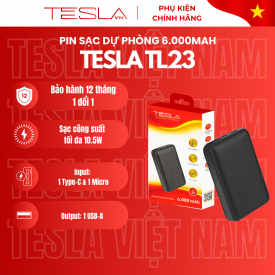 PIN SẠC DỰ PHÒNG 6.000 mAh Tesla TL23