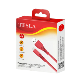 Dây cáp sạc nhanh USB to Lightning chính hãng Tesla TL01L