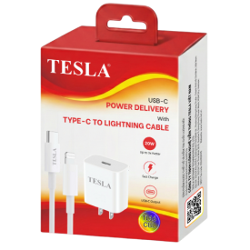 Combo sạc nhanh TESLA TL16CBC 20W USB-C 